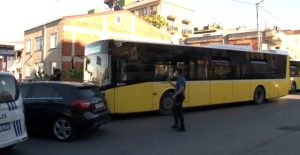 Aracına çarpıp kaçan İETT otobüsünü kilometrelerce kovaladı